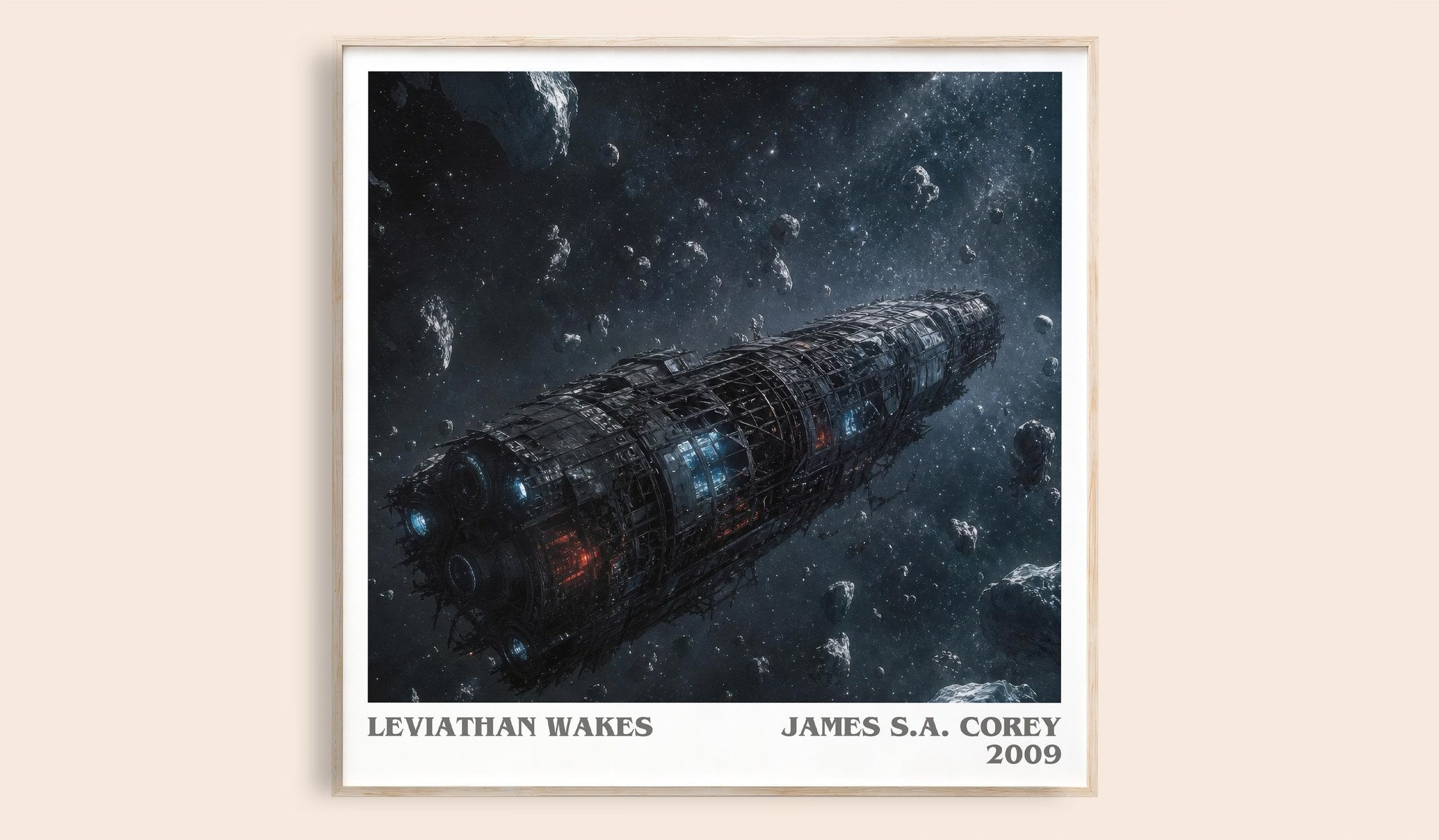 Leviathan Wakes Literary Art Print by James S.A. Corey