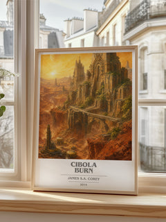 Cibola Burn book cover poster colour and style options – James S.A. Corey book art