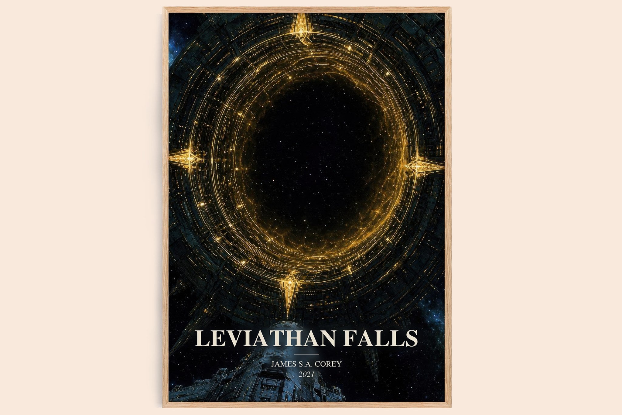 Leviathan Falls Book Watercolour Illustration by James S.A. Corey