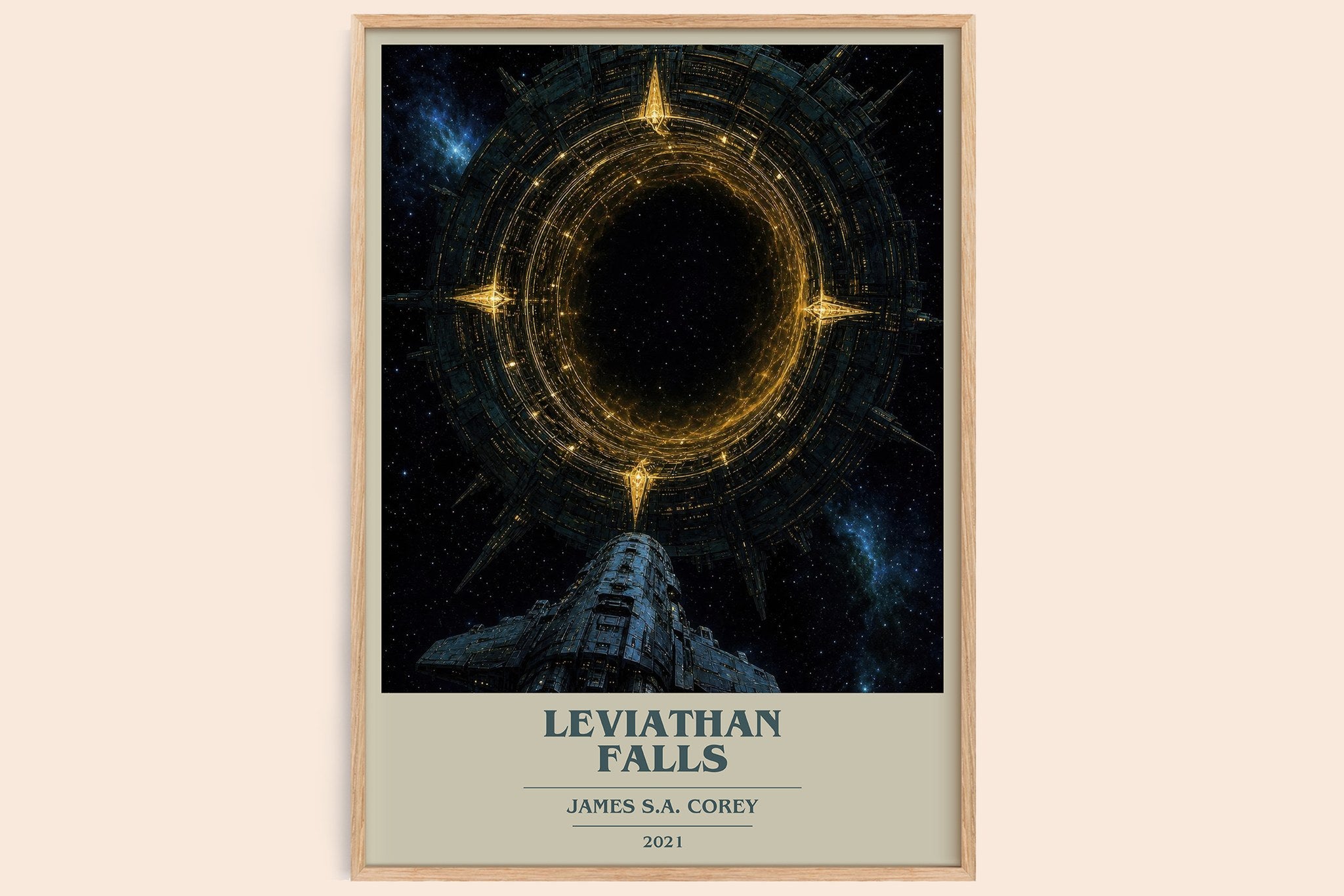 Leviathan Falls Book Cover Poster by James S.A. Corey