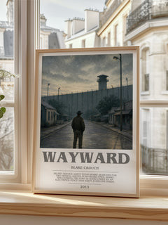 Wayward bookish poster colour and style options – Blake Crouch book art