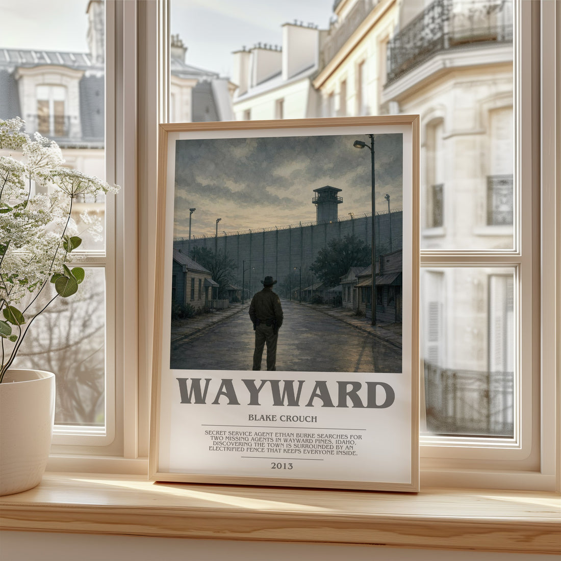 Wayward bookish poster colour and style options – Blake Crouch book art