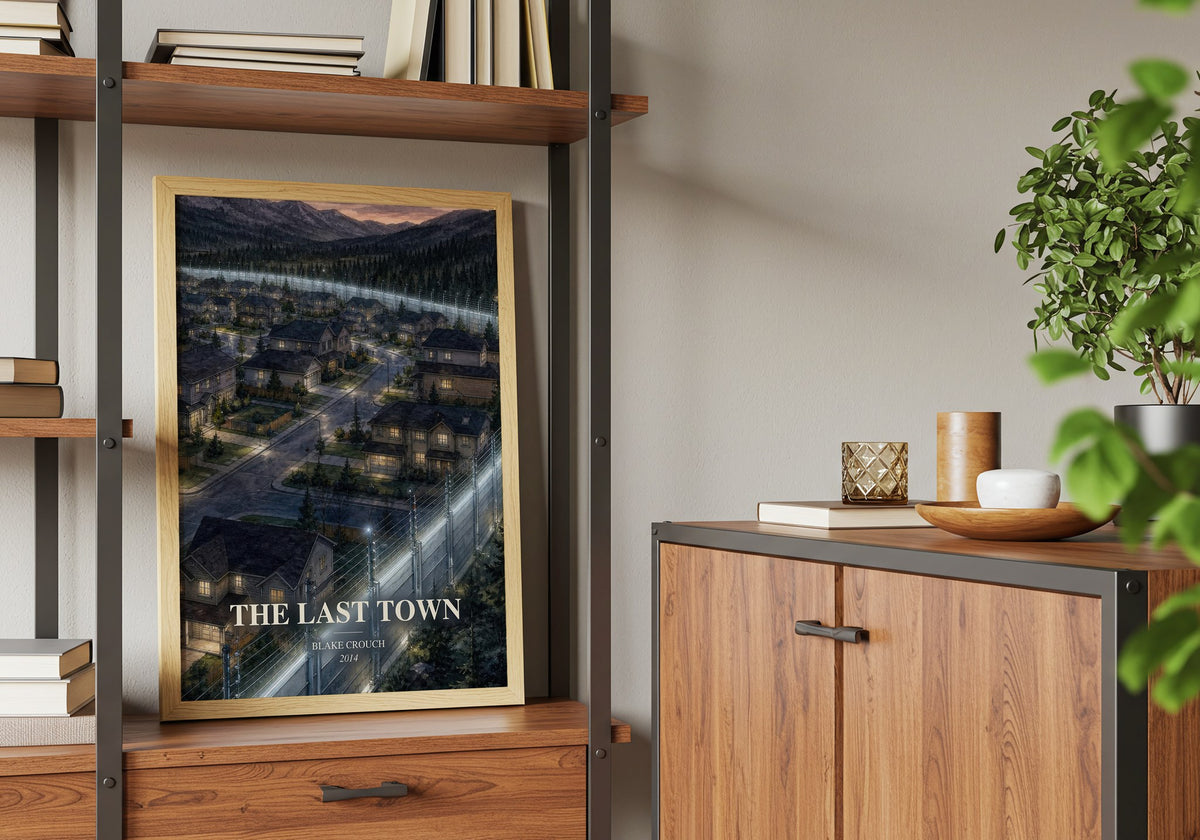 The Last Town book watercolour illustration paper finish options – matte satin gloss