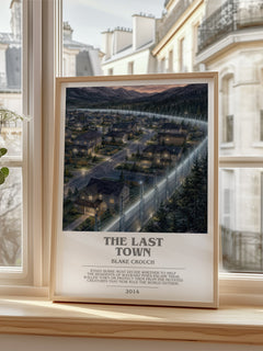 The Last Town bookish poster colour and style options – Blake Crouch book art