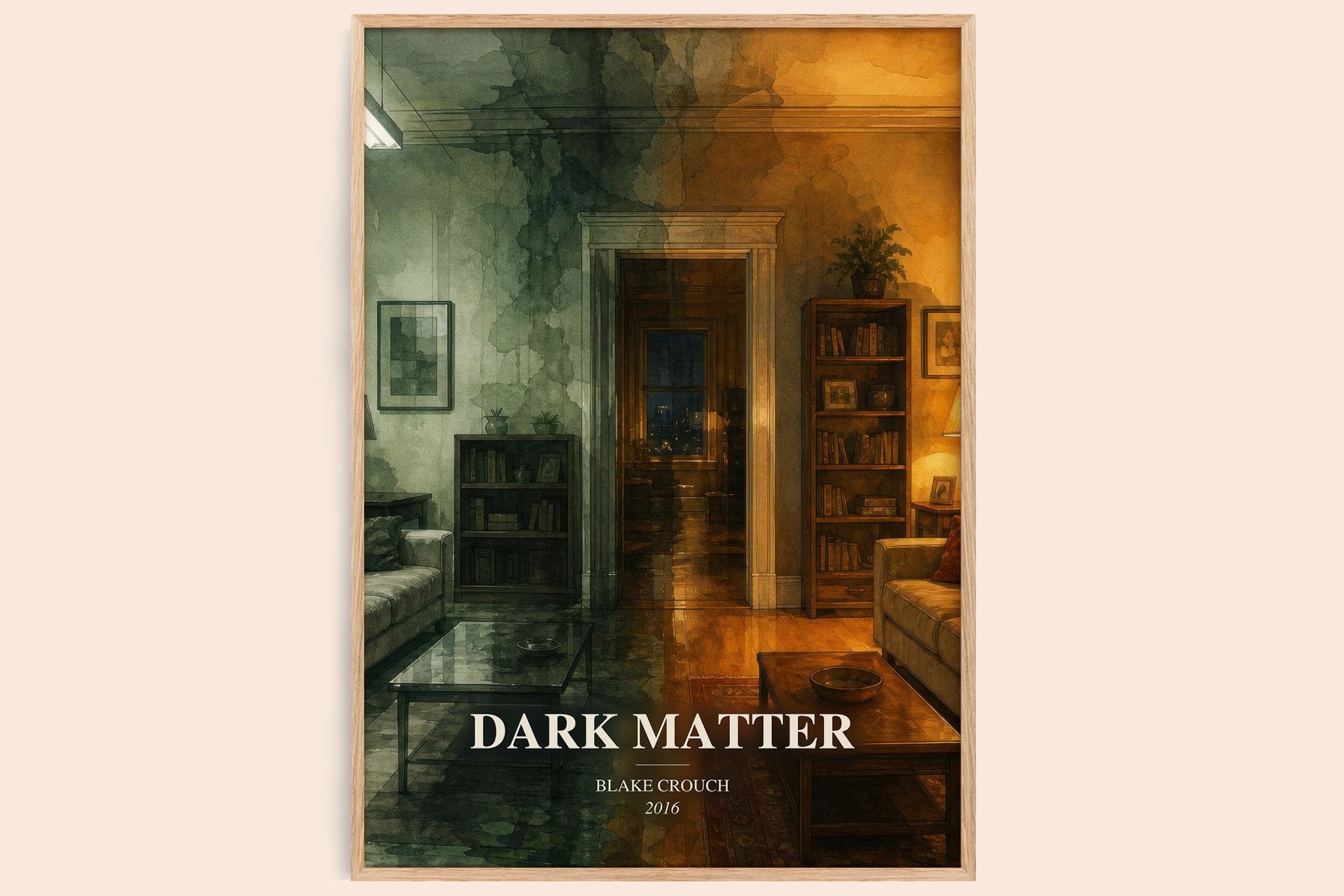 Dark Matter Book Watercolour Illustration by Blake Crouch