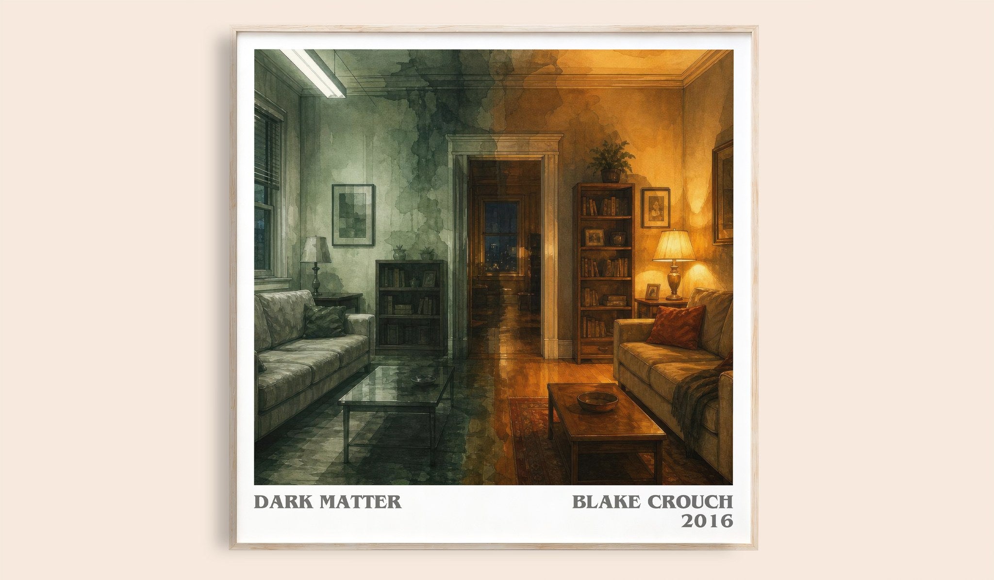 Dark Matter Literary Art Print by Blake Crouch
