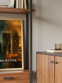 Dark Matter book watercolour illustration paper finish options – matte satin gloss