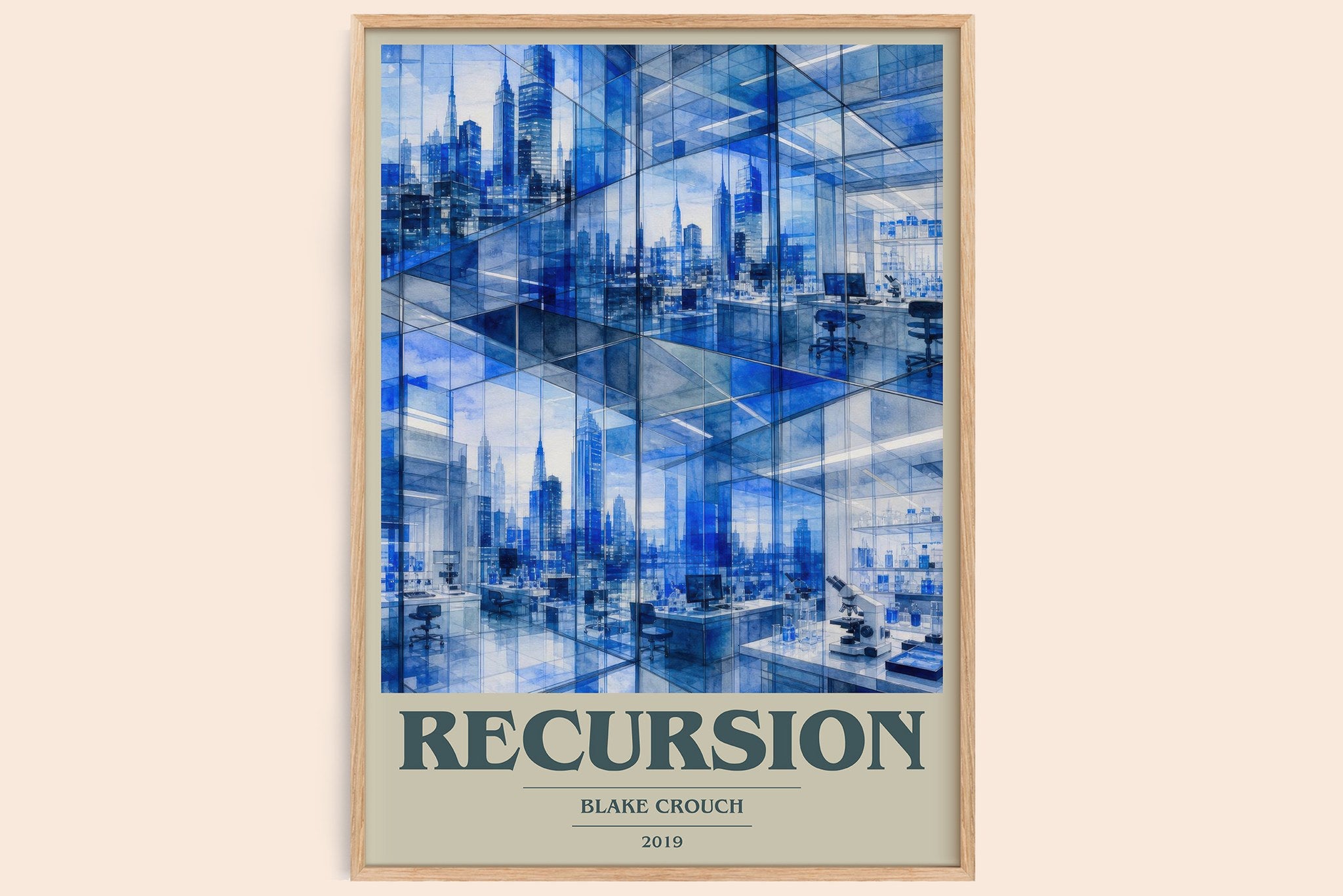 Recursion Book Cover Poster by Blake Crouch