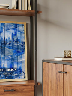 Recursion book watercolour illustration paper finish options – matte satin gloss