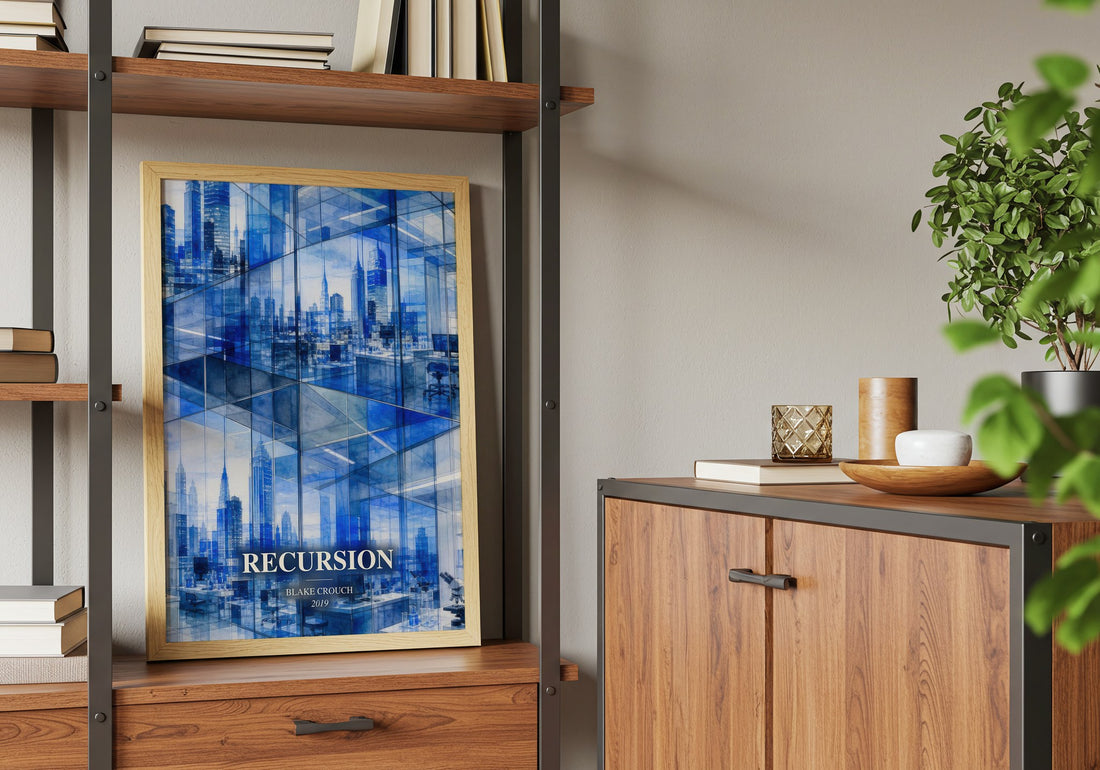 Recursion book watercolour illustration paper finish options – matte satin gloss