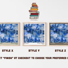 Recursion literary print in frame leaning in hallway – sci fi wall art