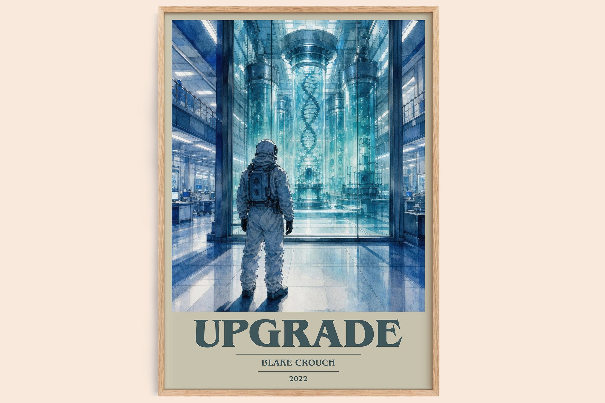 Upgrade Book Cover Poster by Blake Crouch