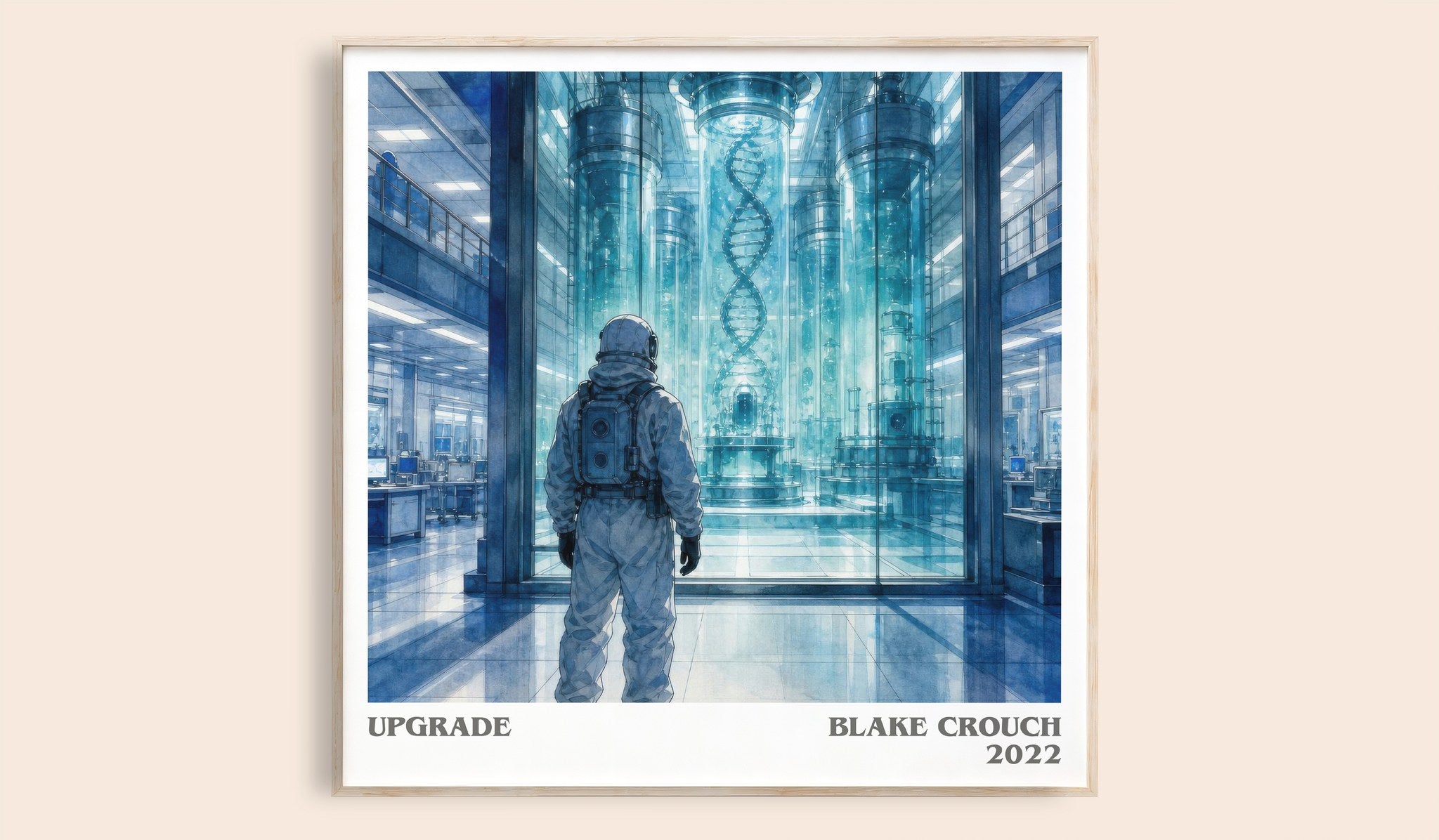 Upgrade Literary Art Print by Blake Crouch