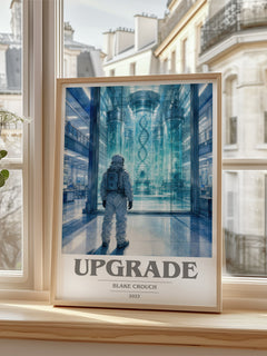 Upgrade book cover poster colour and style options – Blake Crouch book art