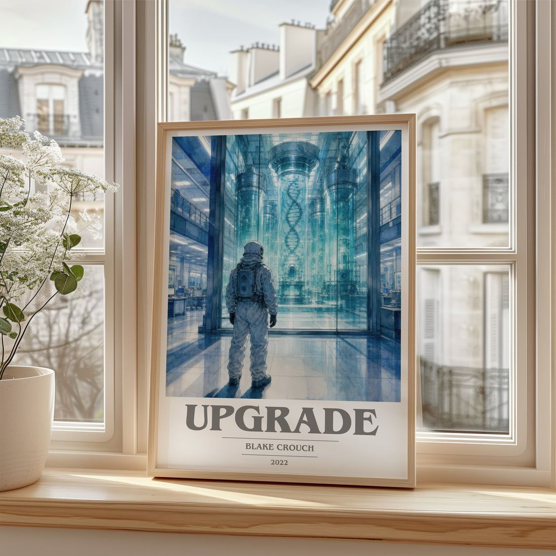 Upgrade book cover poster colour and style options – Blake Crouch book art