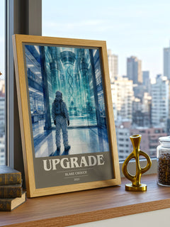 Upgrade book cover print framed by window – literary home decor