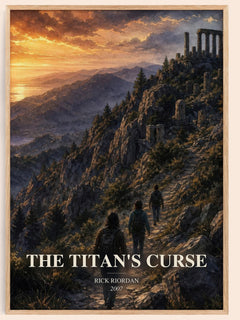 The Titan's Curse Book Watercolour Illustration by Rick Riordan