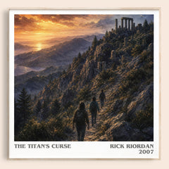The Titan's Curse Literary Art Print by Rick Riordan