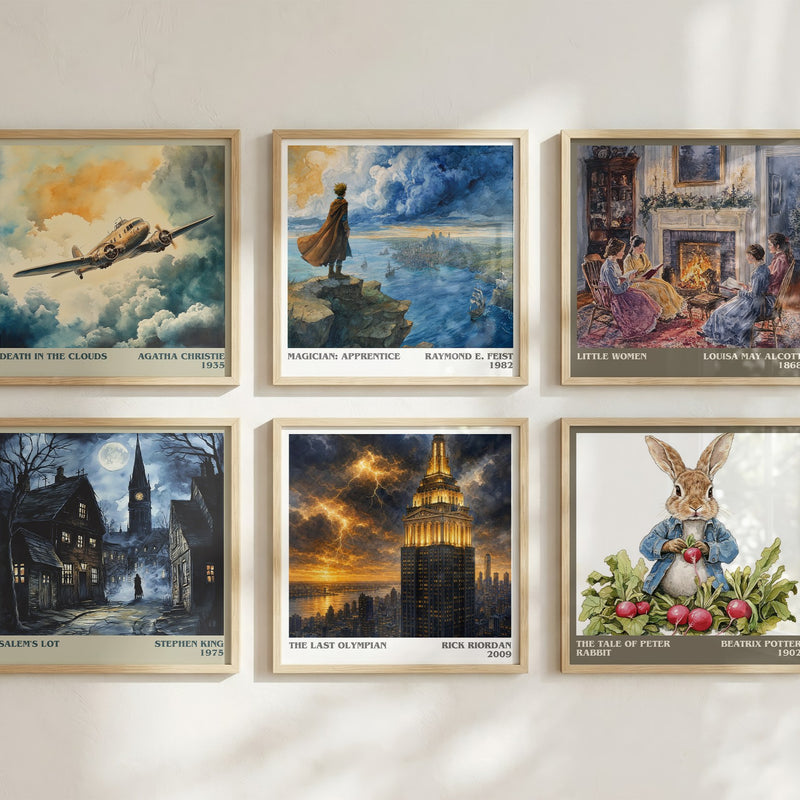 The Last Olympian literary art print colour and style options – Rick Riordan book art