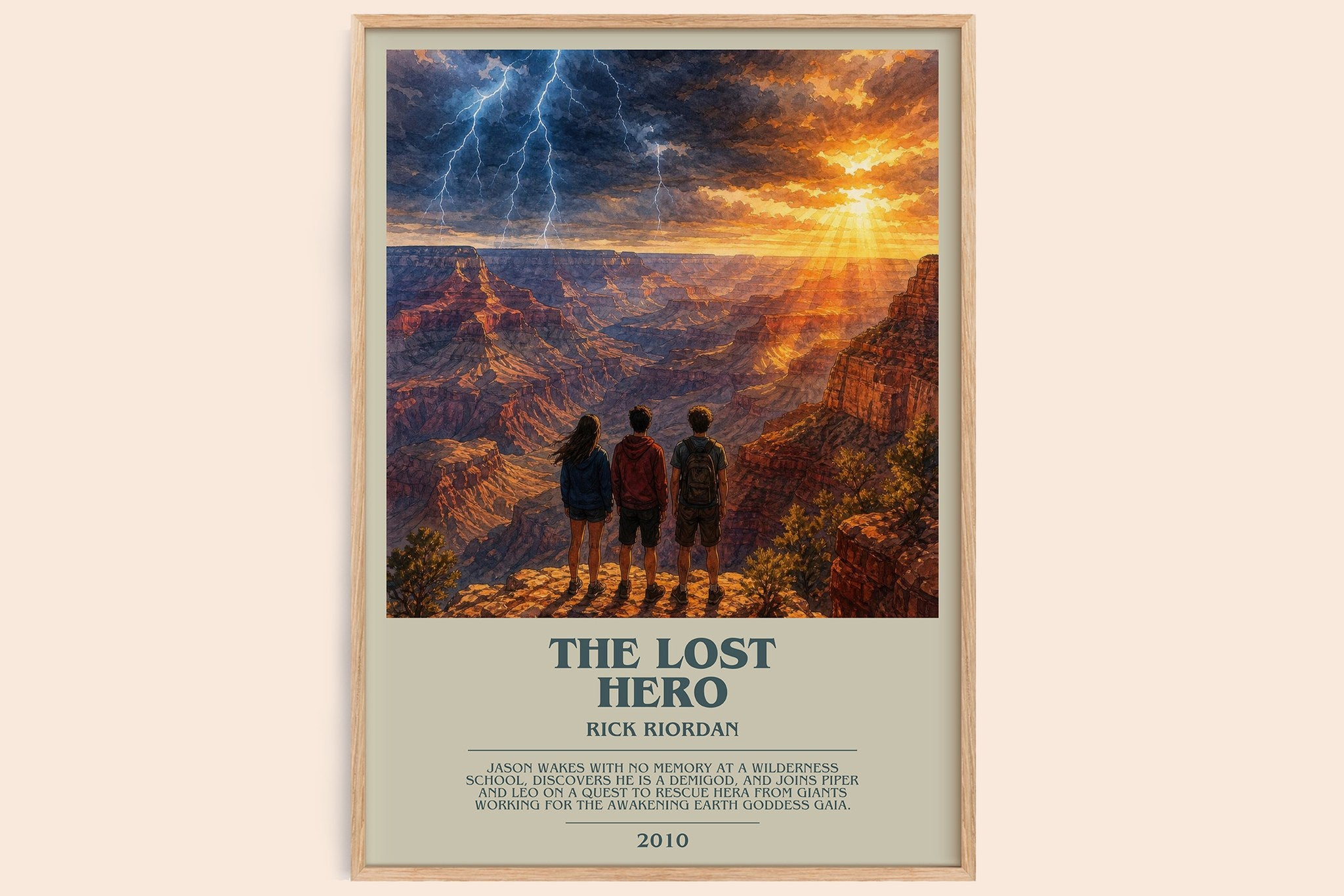 The Lost Hero Bookish Wall Art by Rick Riordan