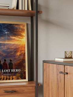 The Lost Hero book watercolour illustration paper finish options – matte satin gloss