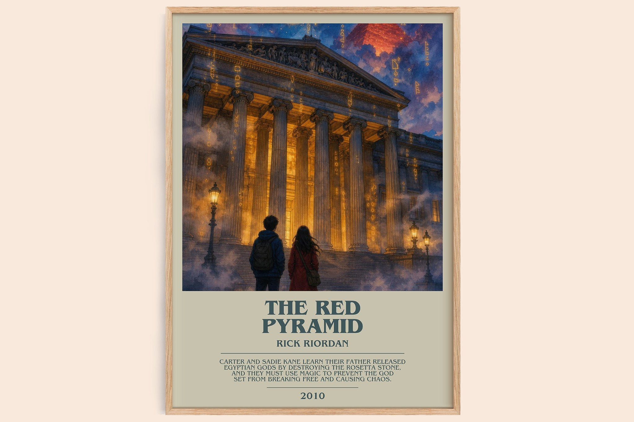 The Red Pyramid Bookish Wall Art by Rick Riordan