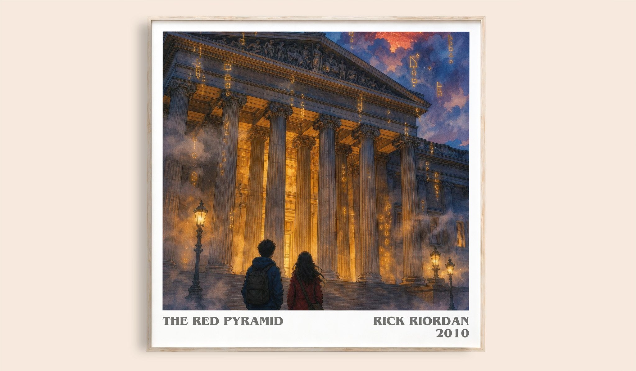 The Red Pyramid Literary Art Print by Rick Riordan