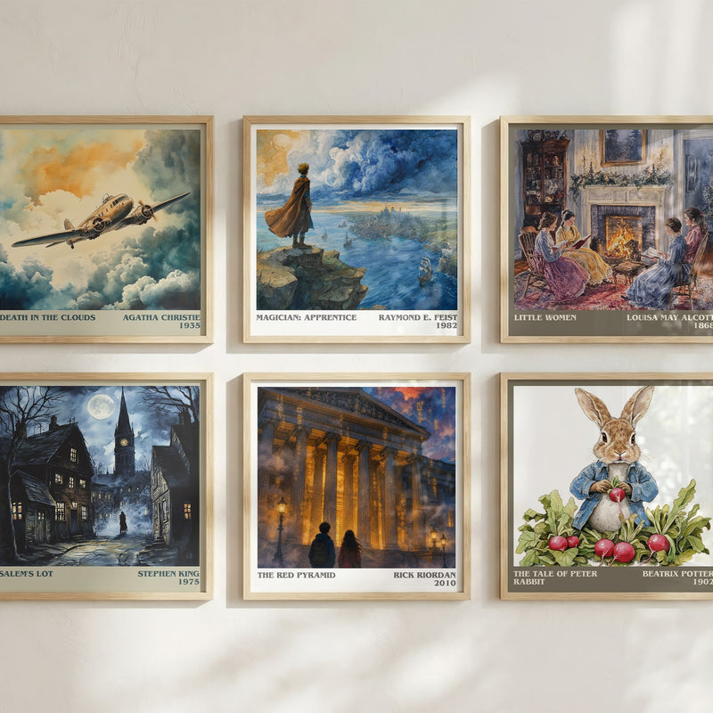 The Red Pyramid literary art print colour and style options – Rick Riordan book art