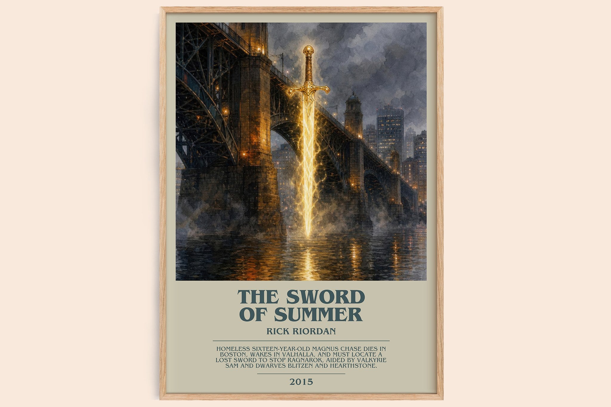 The Sword of Summer Bookish Wall Art by Rick Riordan