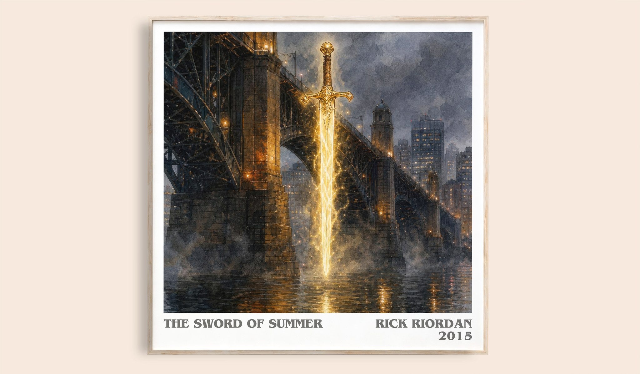 The Sword of Summer Literary Art Print by Rick Riordan