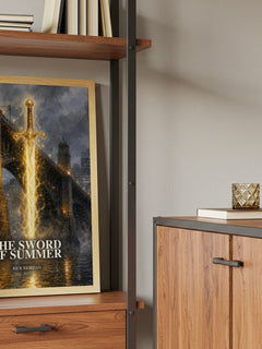 The Sword of Summer book watercolour illustration paper finish options – matte satin gloss
