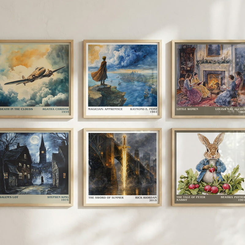 The Sword of Summer literary art print colour and style options – Rick Riordan book art