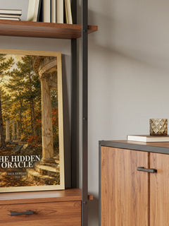 The Hidden Oracle book watercolour illustration paper finish options – matte satin gloss