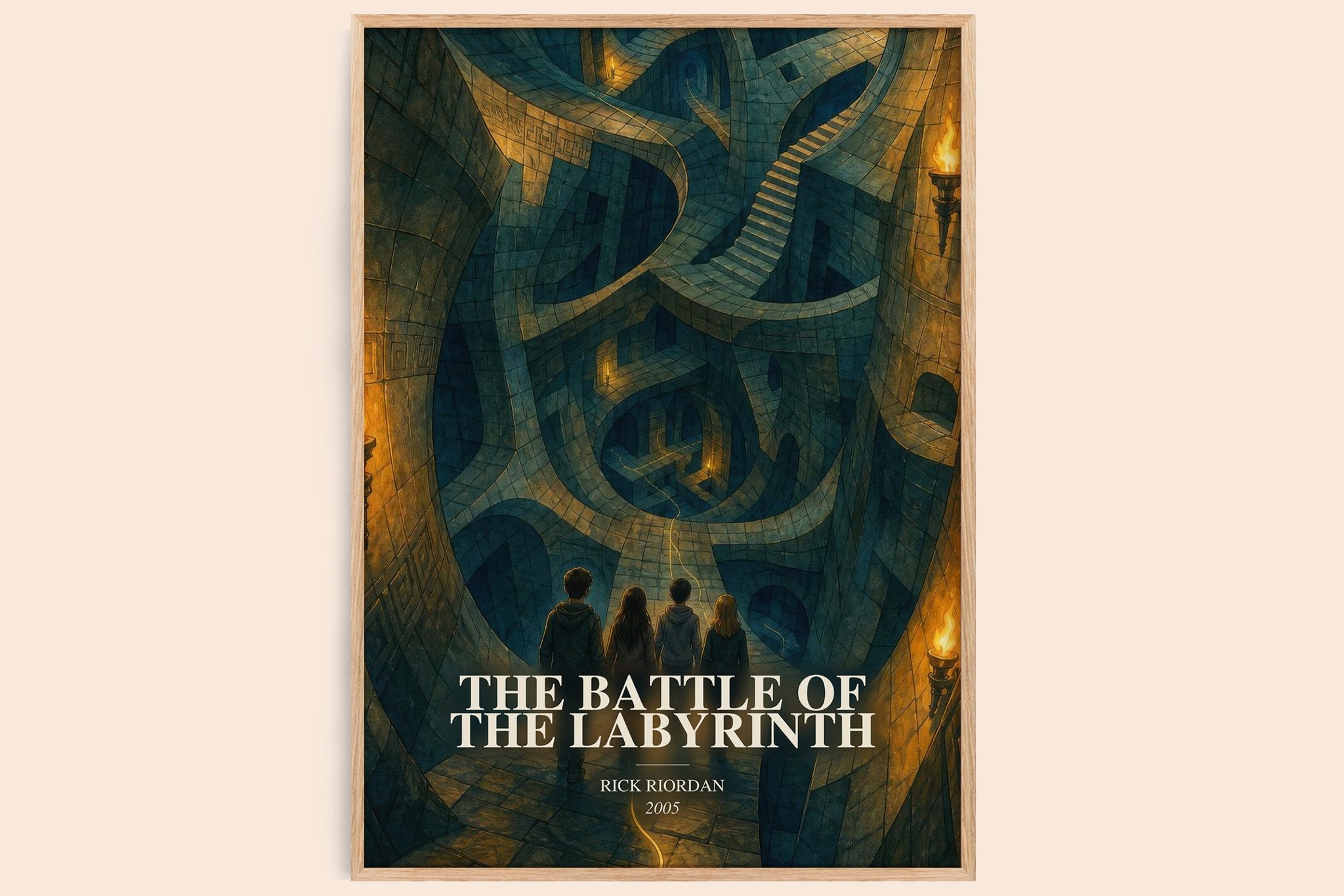 Battle of the Labyrinth Book Watercolour Illustration by Rick Riordan