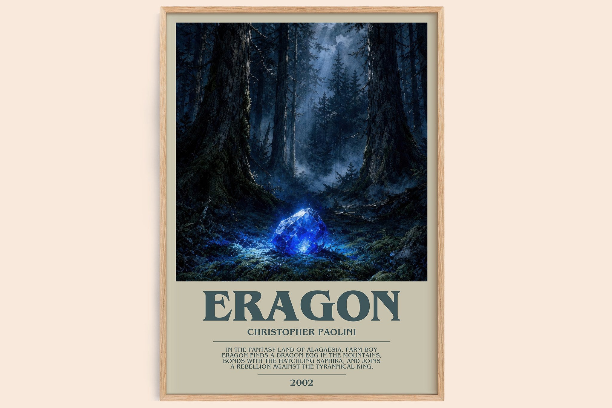 Eragon Bookish Wall Art by Christopher Paolini