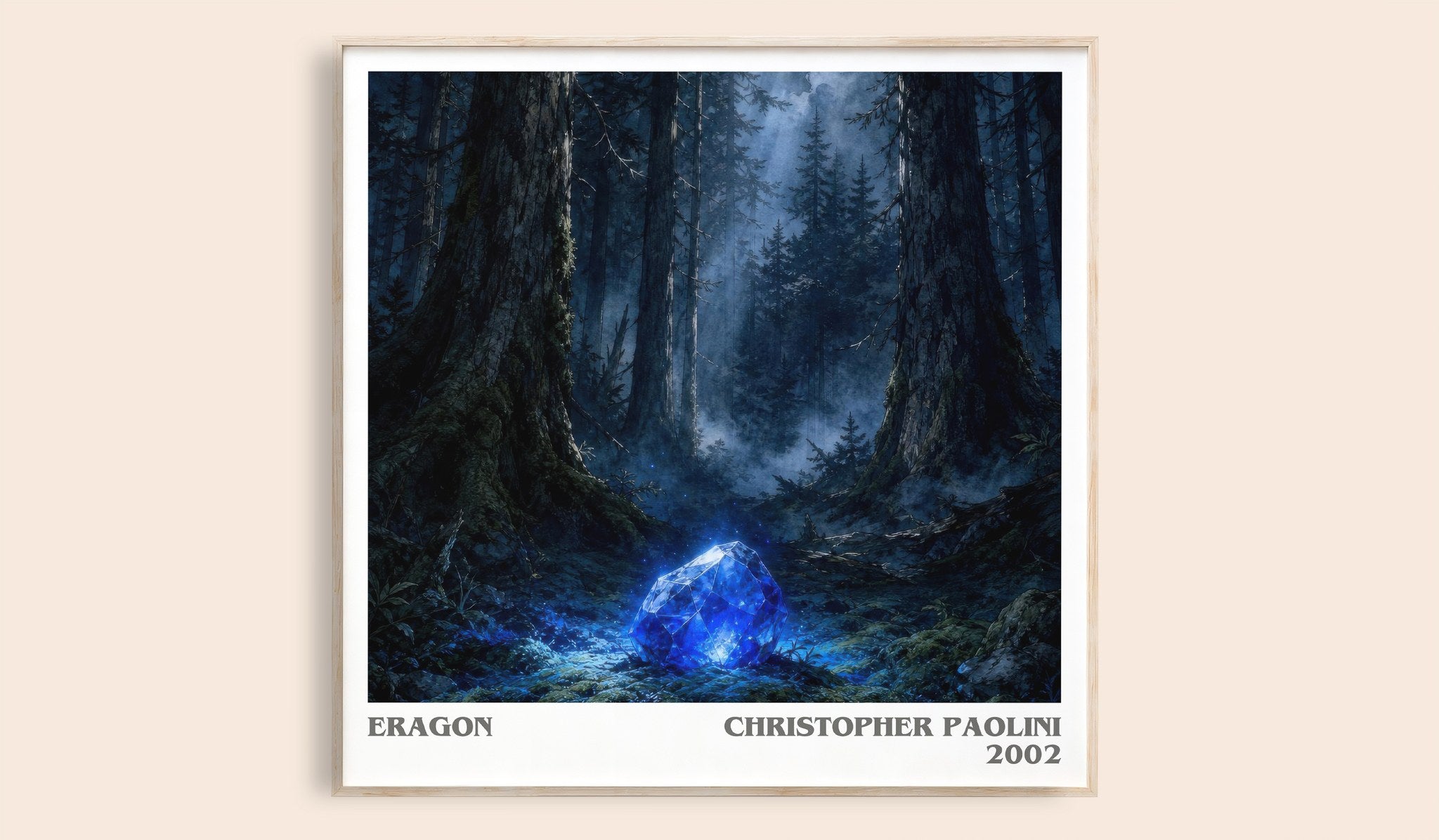 Eragon Literary Art Print by Christopher Paolini