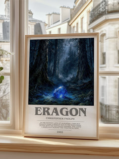 Eragon bookish poster colour and style options – Christopher Paolini book art