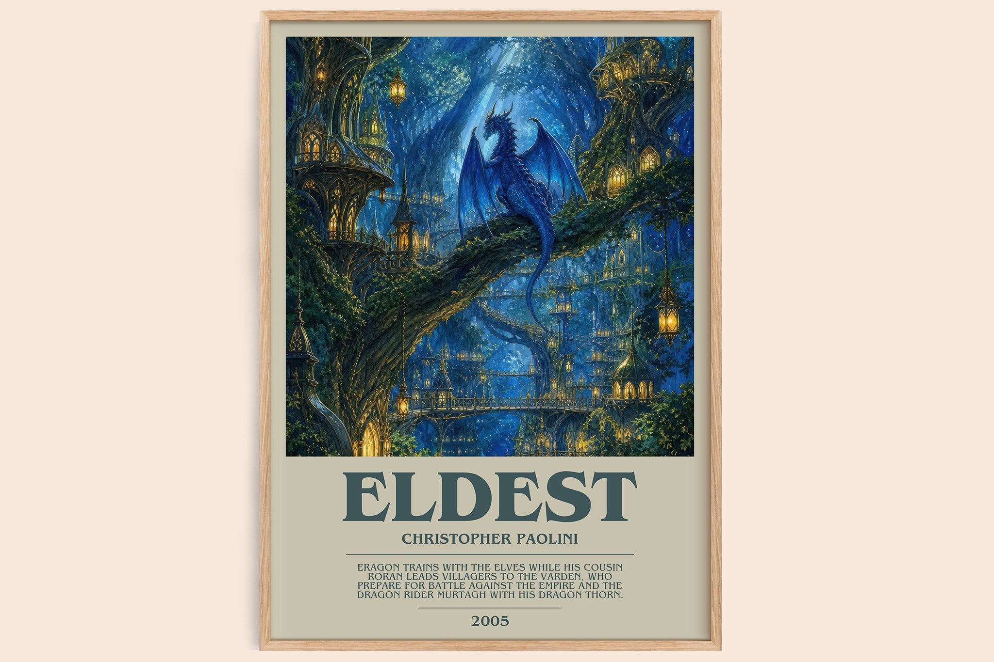 Eldest Bookish Wall Art by Christopher Paolini