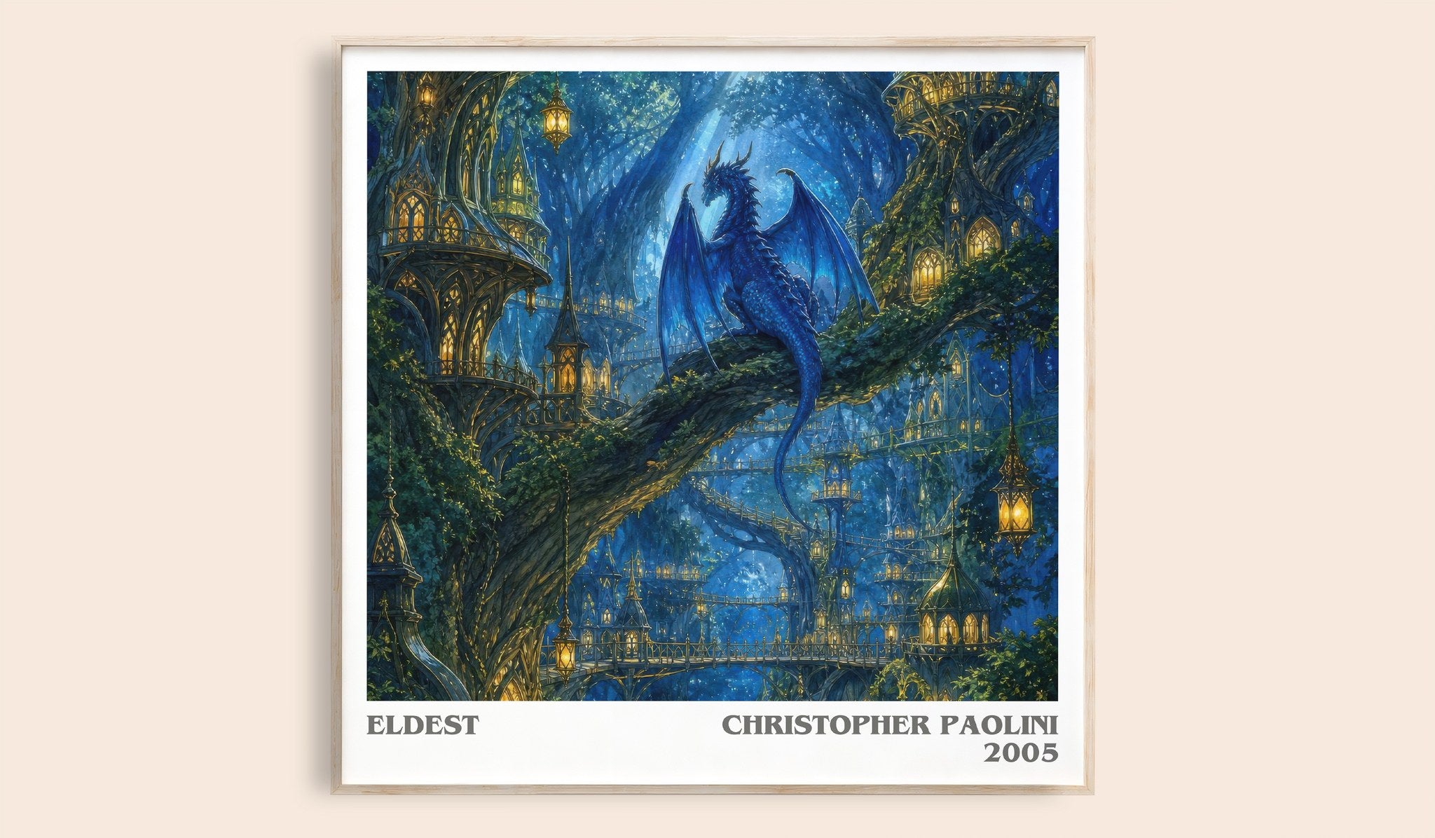 Eldest Literary Art Print by Christopher Paolini