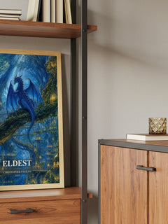 Eldest book watercolour illustration paper finish options – matte satin gloss