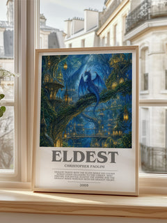 Eldest bookish poster colour and style options – Christopher Paolini book art