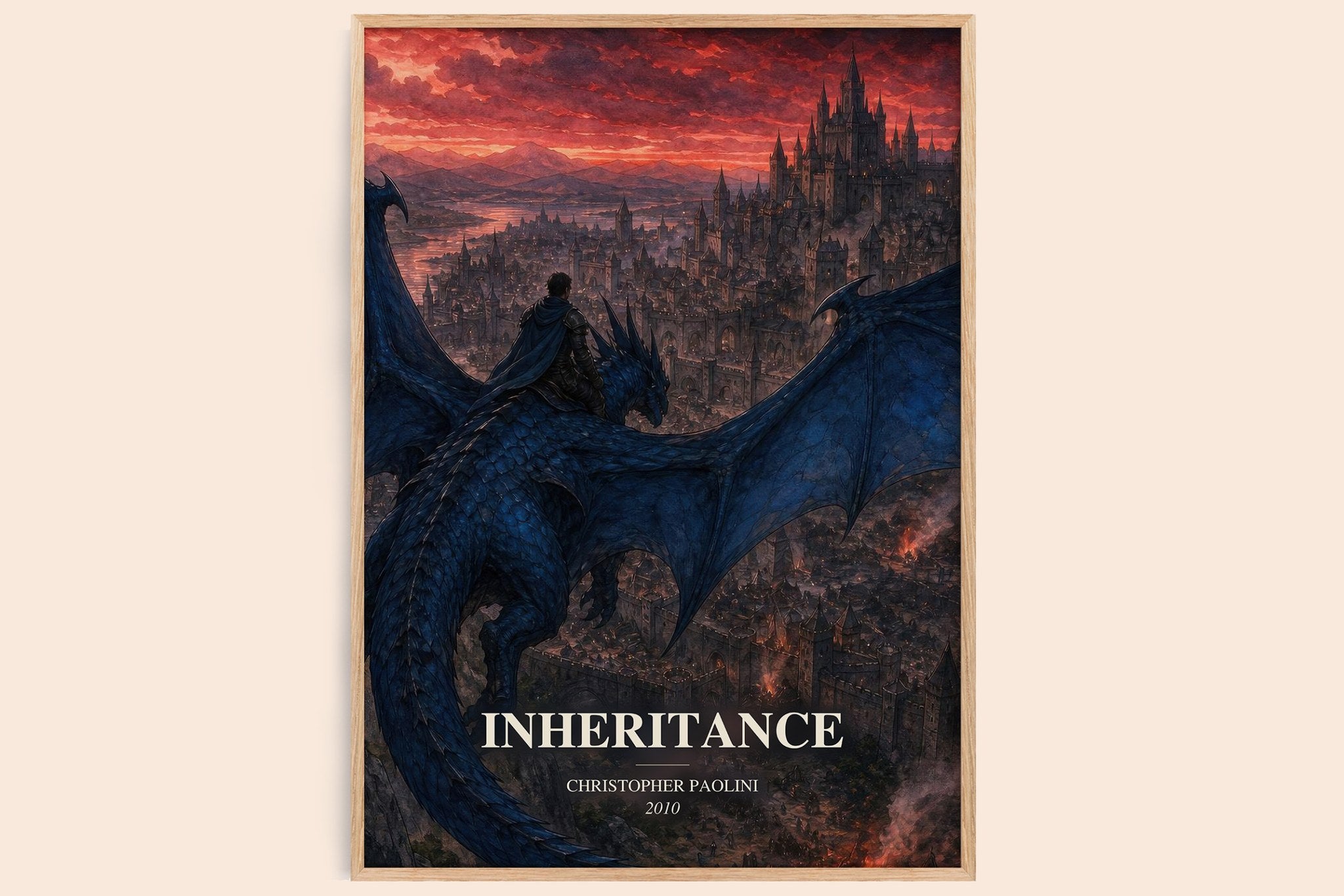 Inheritance Book Watercolour Illustration by Christopher Paolini