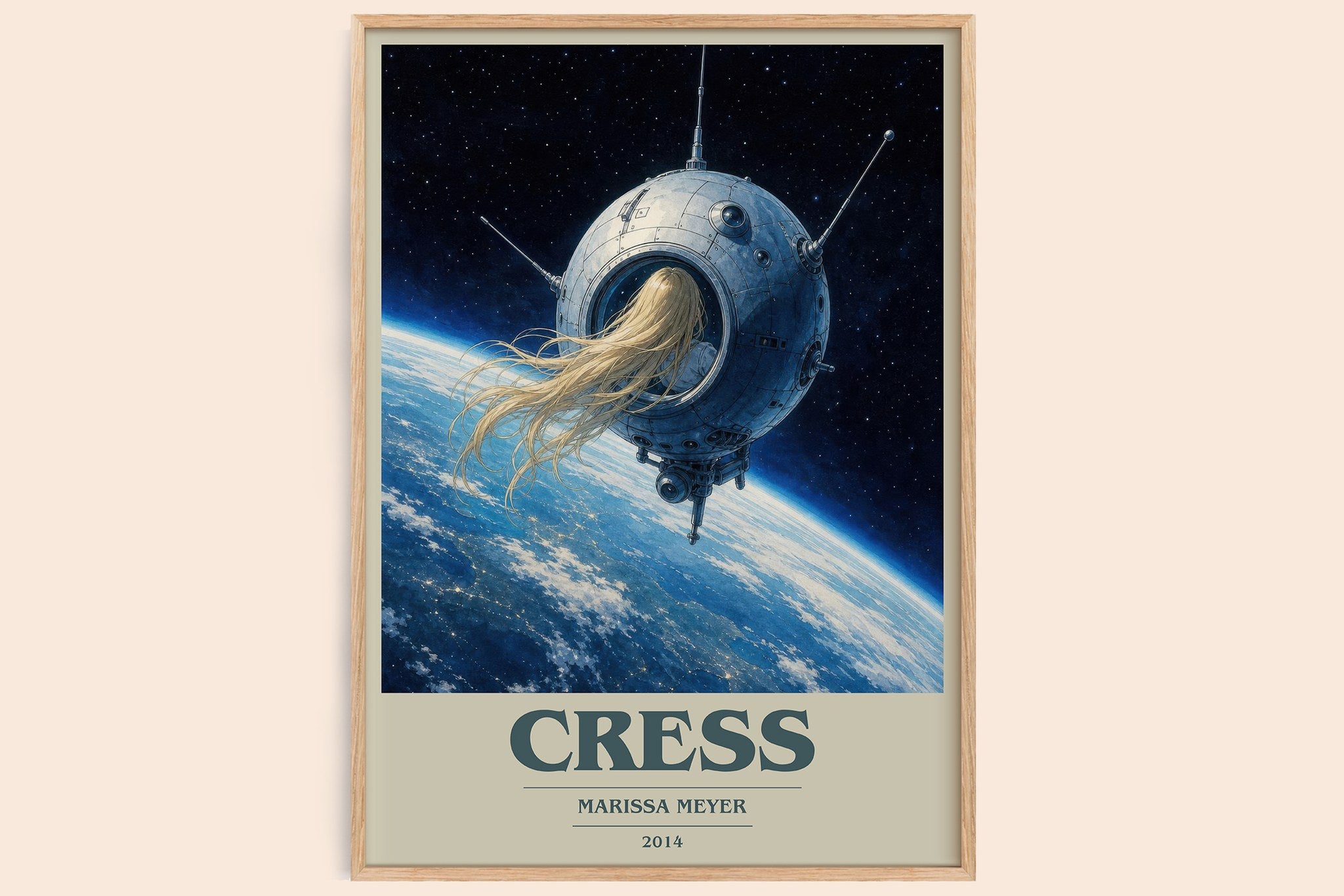Cress Book Cover Poster by Marissa Meyer