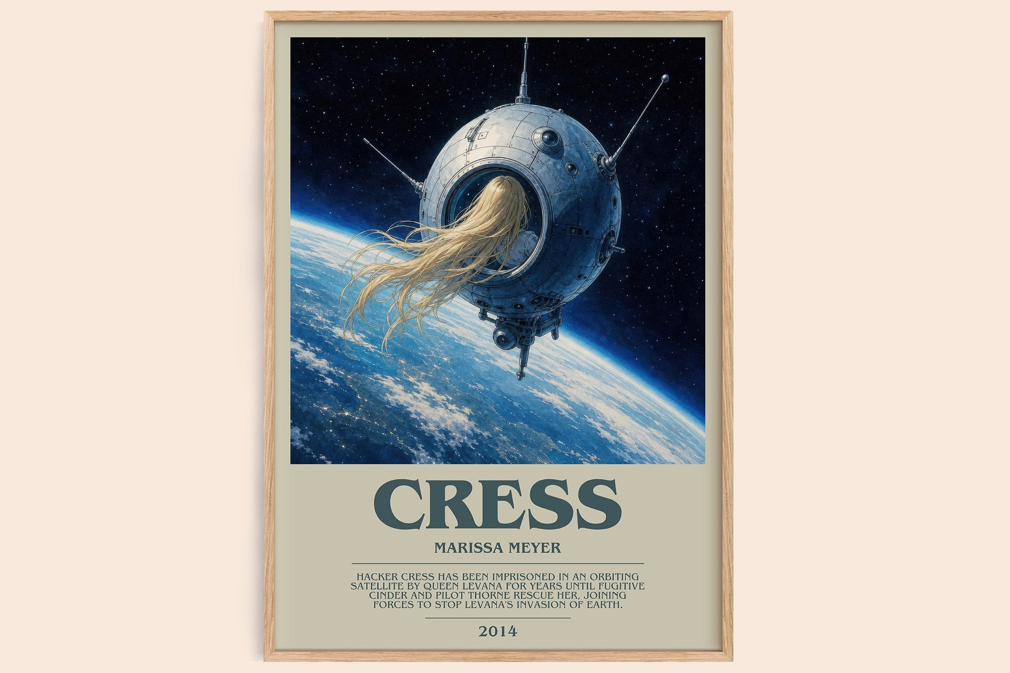 Cress Bookish Wall Art by Marissa Meyer