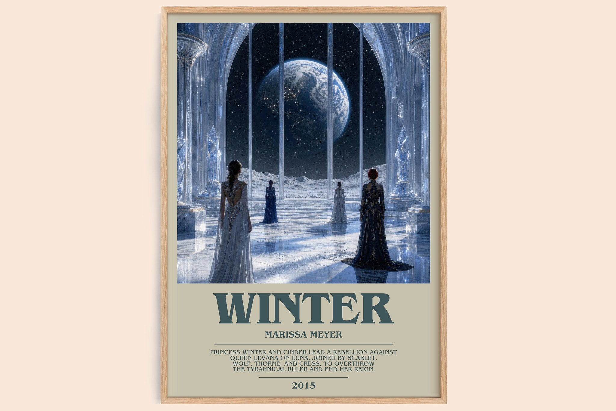 Winter Bookish Wall Art by Marissa Meyer