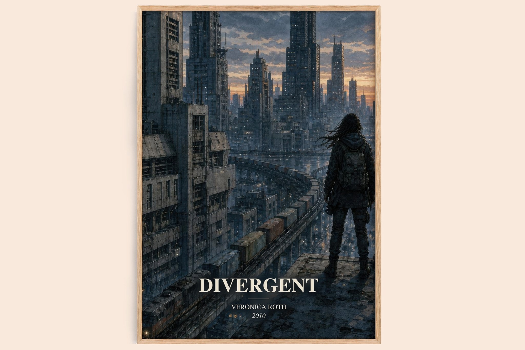 Divergent Book Watercolour Illustration by Veronica Roth