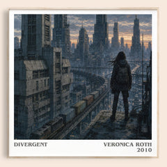Divergent Literary Art Print by Veronica Roth