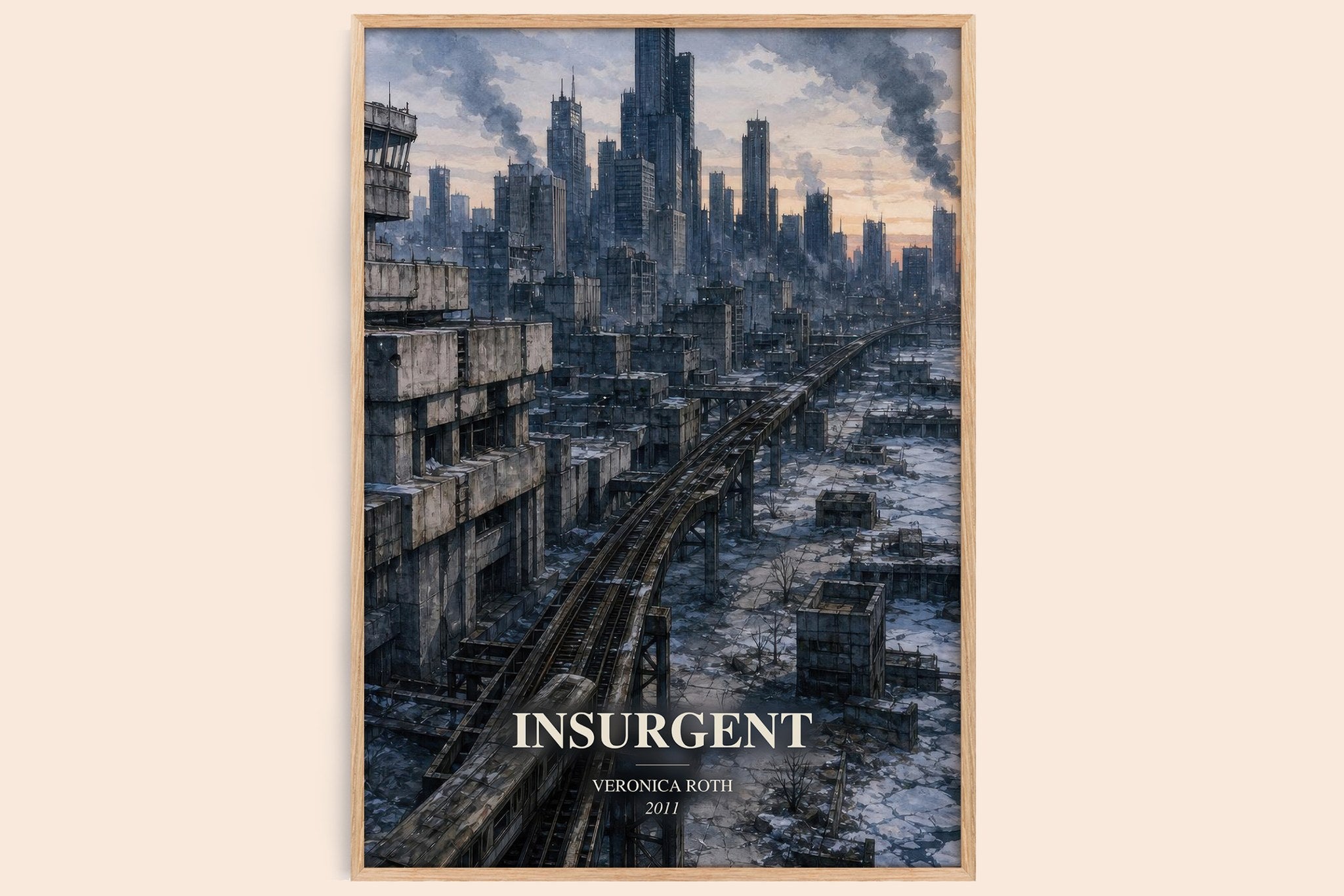 Insurgent Book Watercolour Illustration by Veronica Roth
