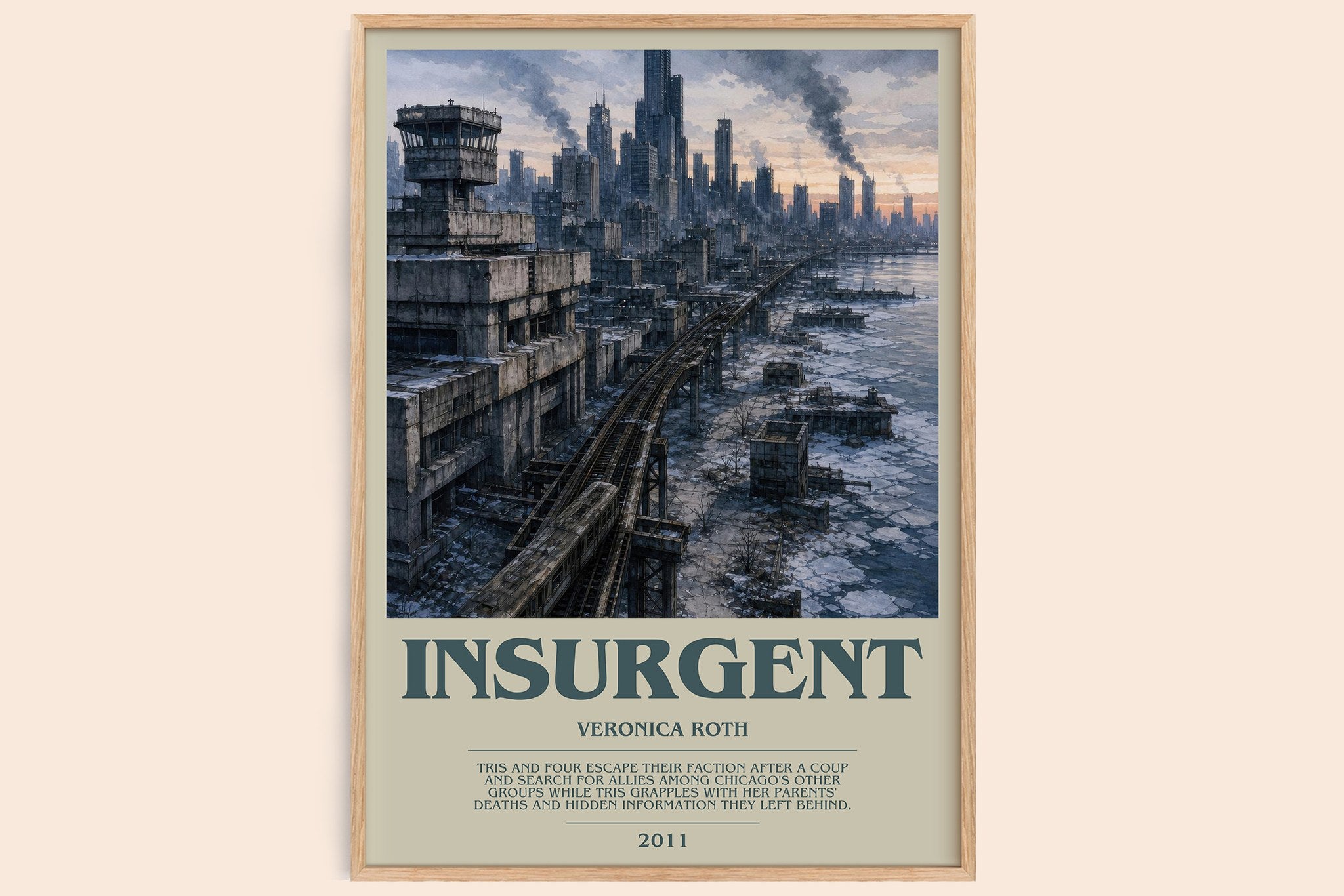 Insurgent Bookish Wall Art by Veronica Roth
