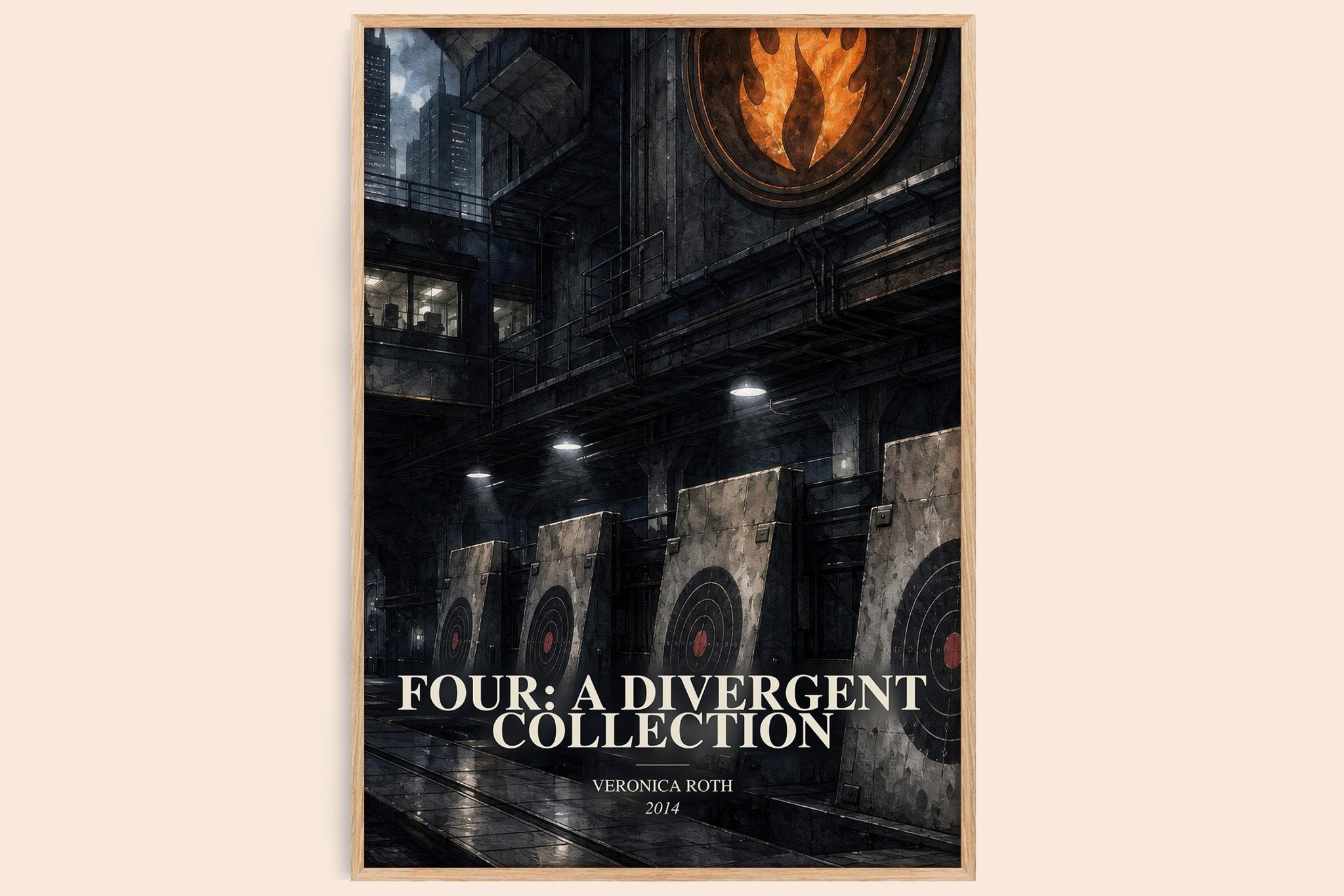 Four: A Divergent Collection Book Watercolour Illustration by V. Roth